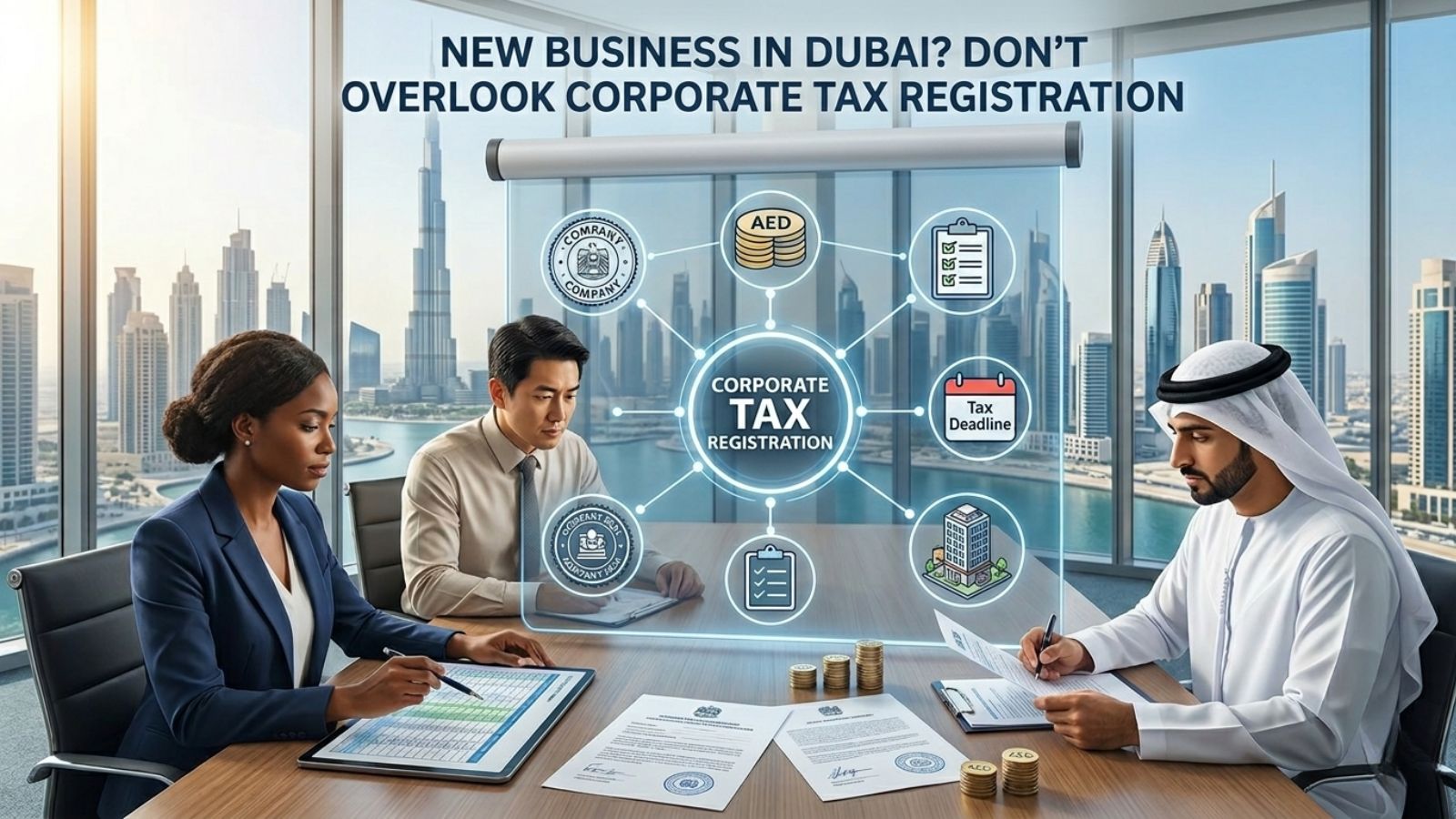 New Business in Dubai? Don’t Overlook Corporate Tax Registration